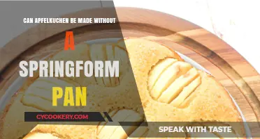 Apfelkuchen Without a Springform Pan: Is It Possible?