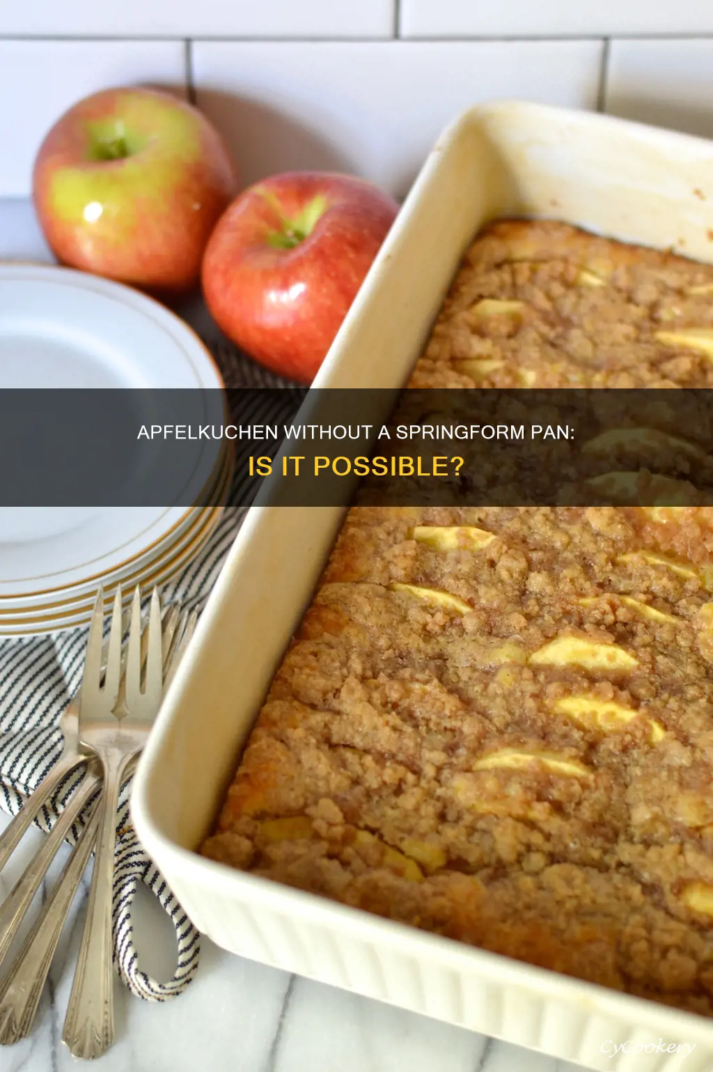 can apfelkuchen be made without a springform pan