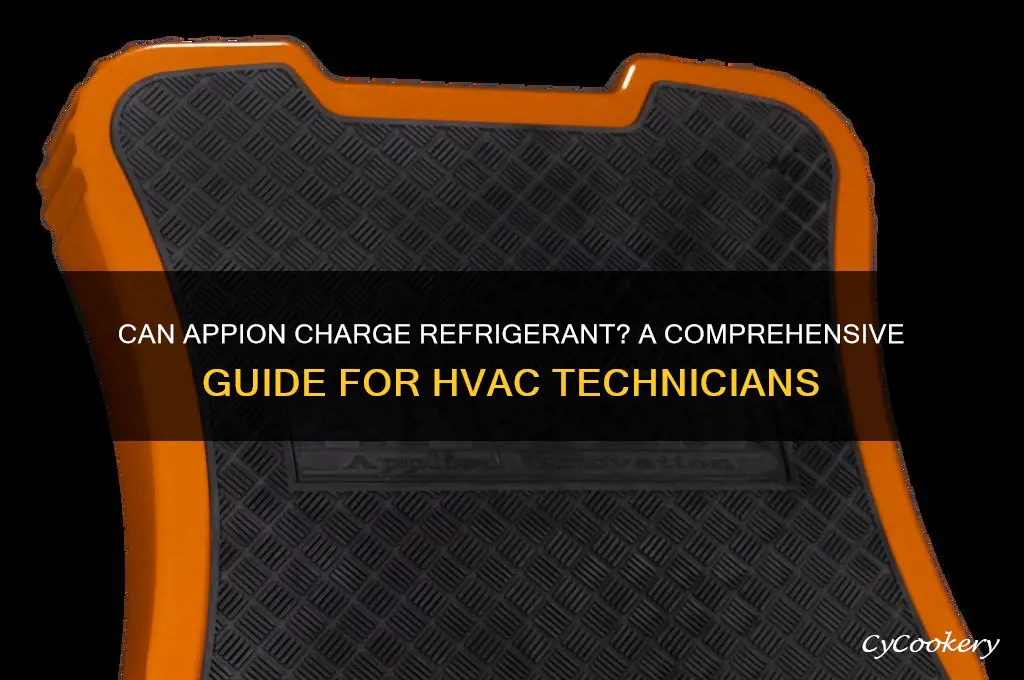 can appion charge refrigerant