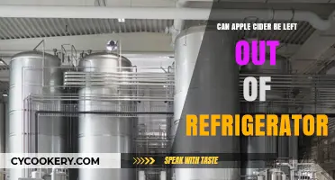 Can Apple Cider Be Left Out? Storage Tips and Safety