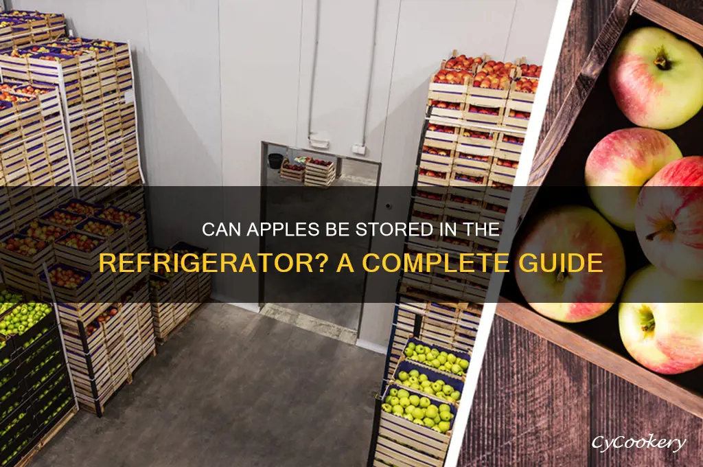 can apples be stored in the refrigerator
