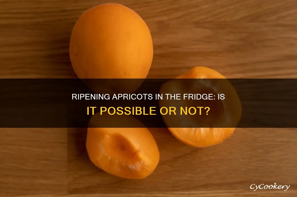 can apricots ripen in the refrigerator