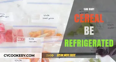 Can Baby Cereal Be Refrigerated? Storage Tips for Freshness