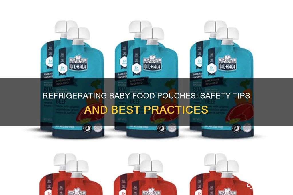 can baby food pouches be refrigerated