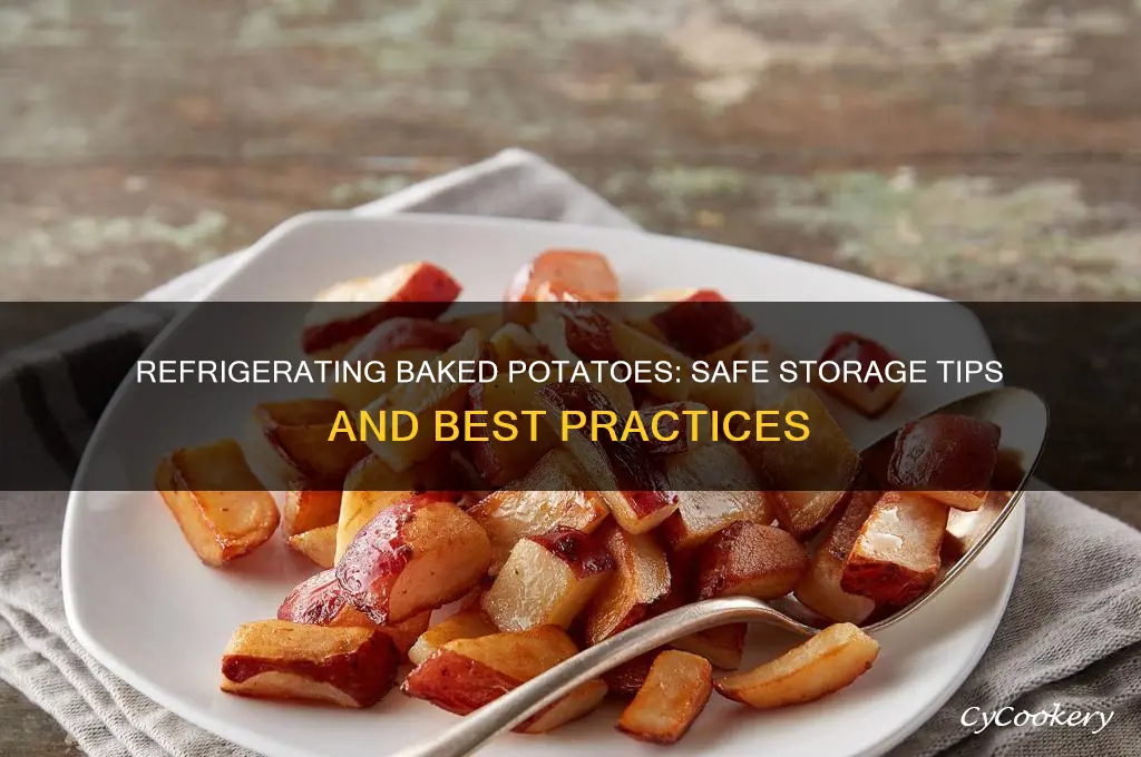 can baked potatoes be refrigerated