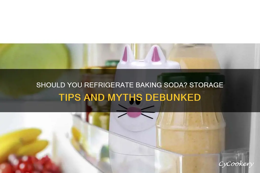 can baking soda be refrigerated