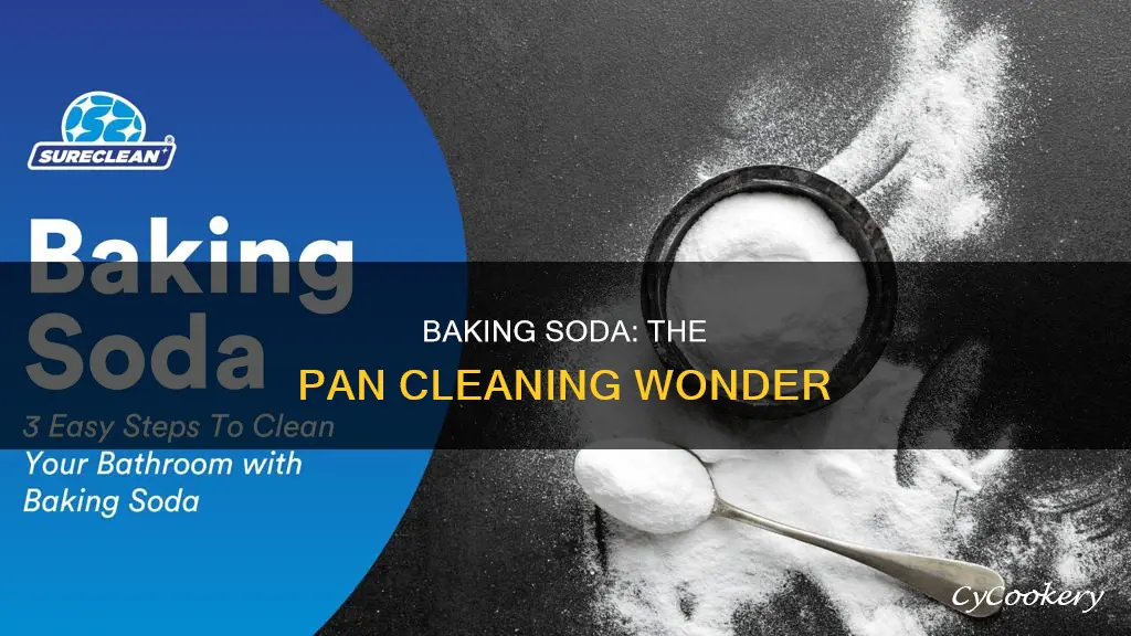 can baking soda clean pan