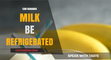 Can Banana Milk Be Refrigerated? Storage Tips for Freshness