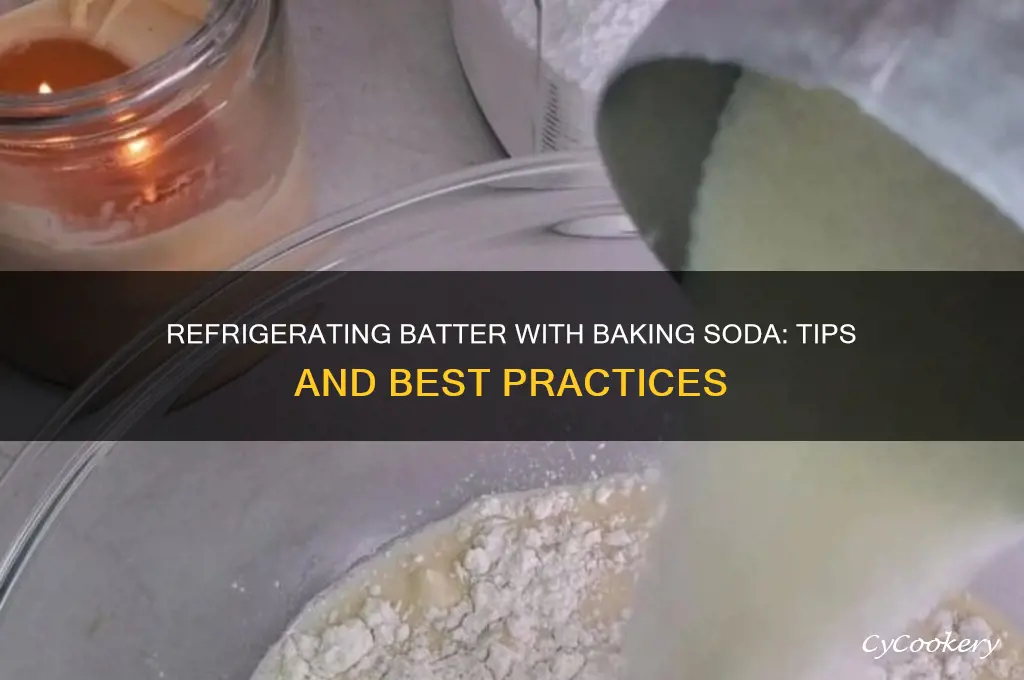 can batter with baking soda be refrigerated
