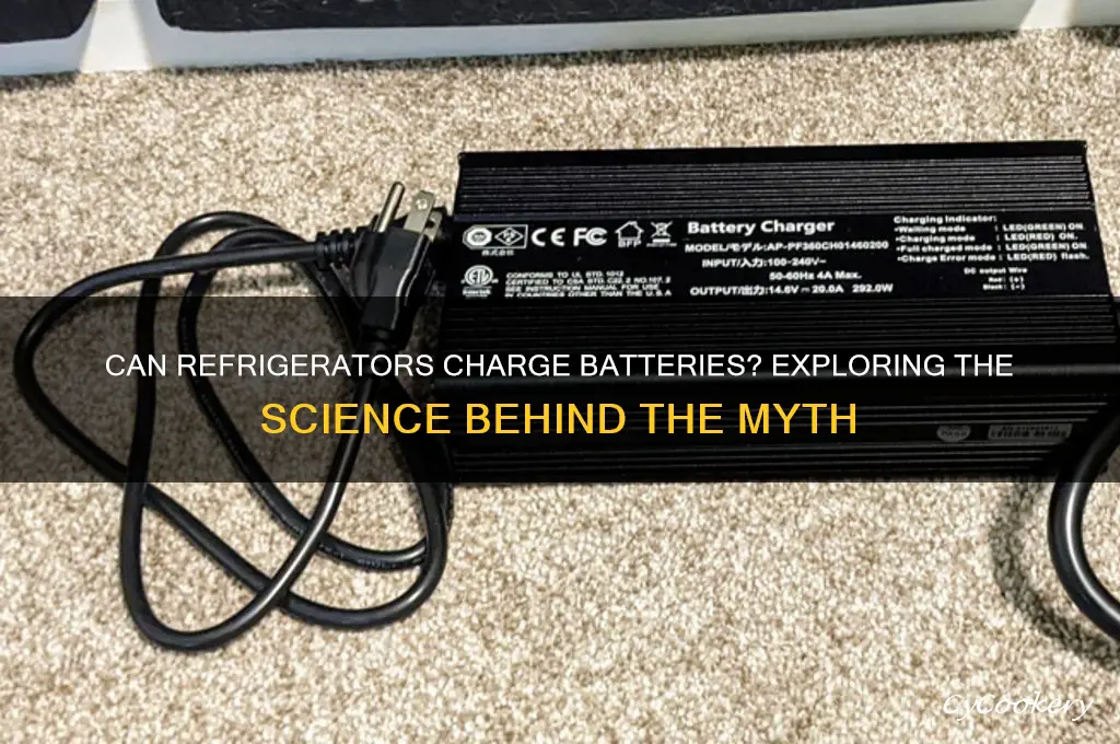 can batteries be charged by a refrigerator