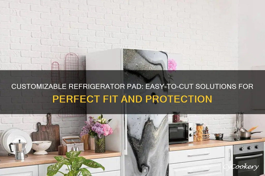 can be cut refrigerator pad