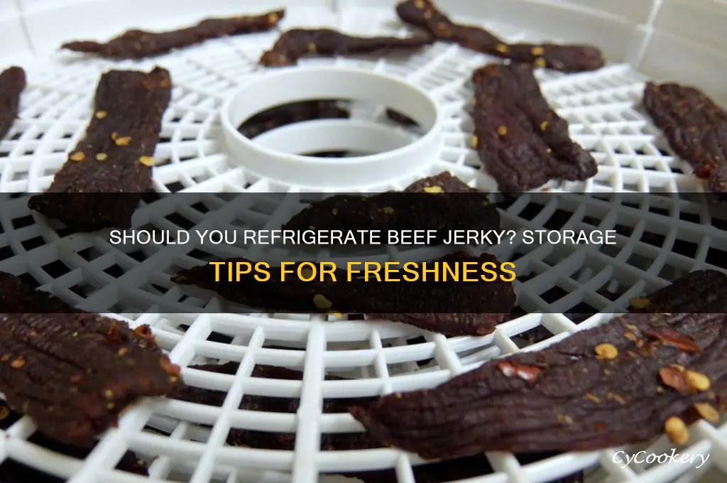 can beef jerky be refrigerated