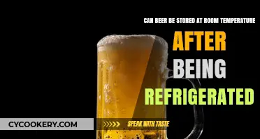 Room Temperature Beer Storage: Safe After Refrigeration?