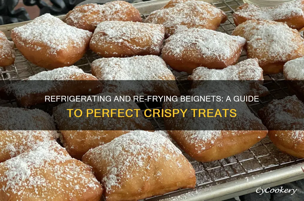 can beignets be refrigerated and re fried