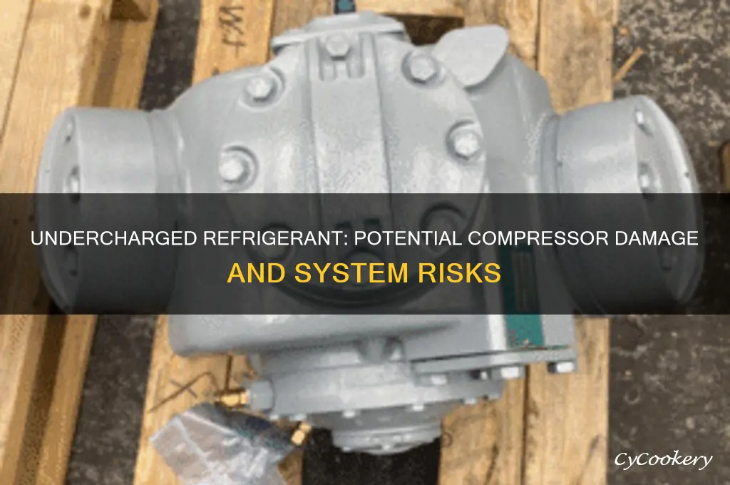 can being undercharged in refrigerant hurt the compressor