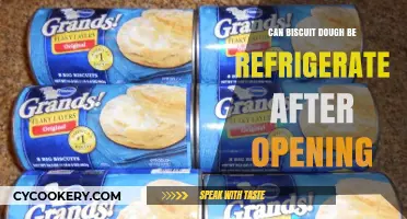 Refrigerating Biscuit Dough: Tips for Freshness After Opening