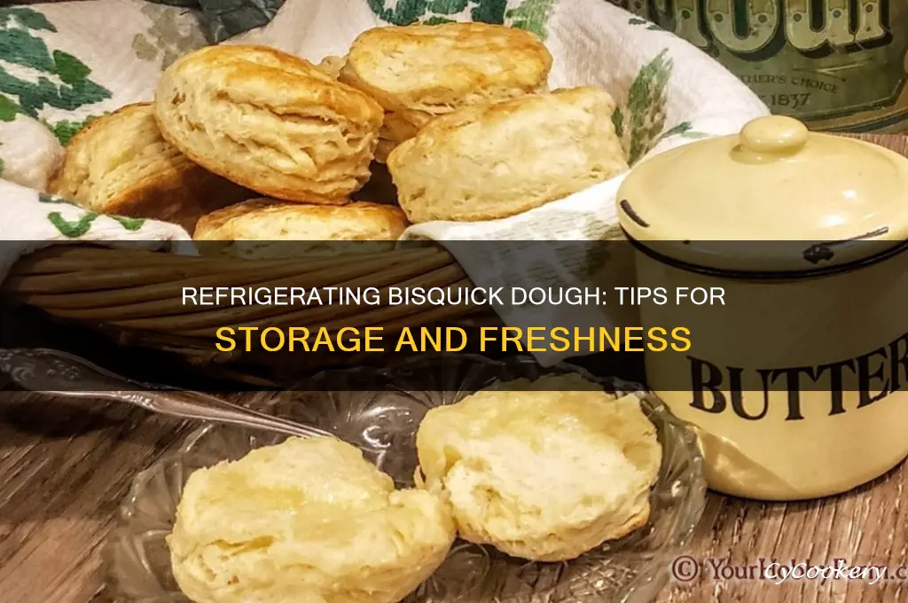 can bisquick dough be refrigerated