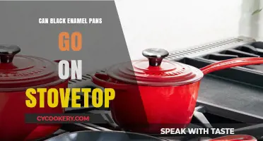 Black Enamel Pans: Stovetop Safe?