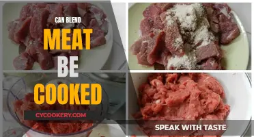 The Art of Cooking: Can Blended Meat Be Cooked?