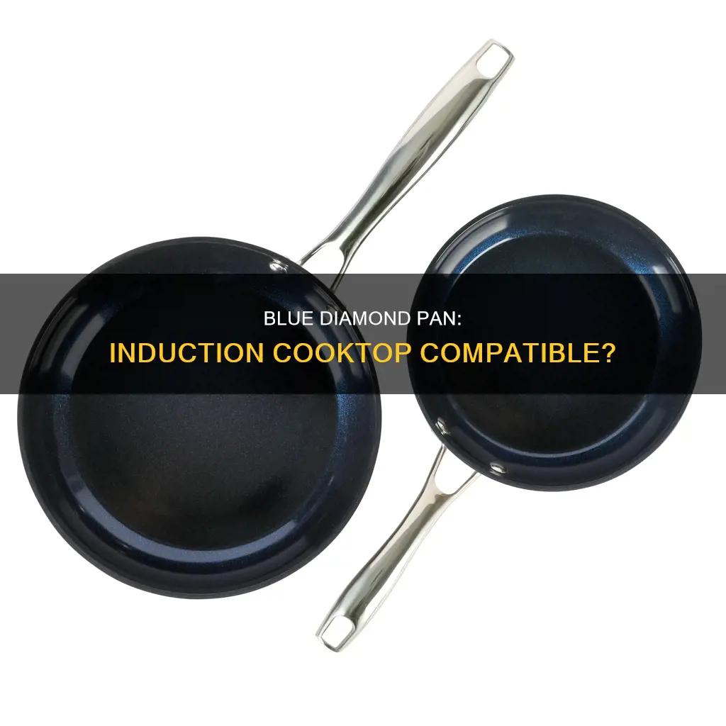 can blue diamond pan be used on induction cooktop