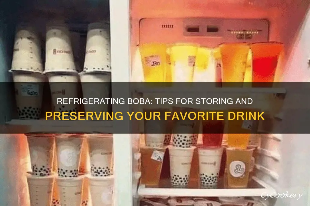 can boba be refrigerated