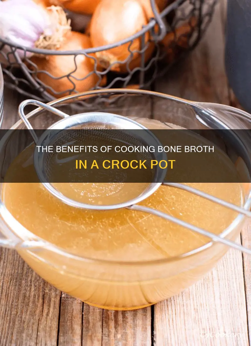 can bone broth be cooked in a crock pot