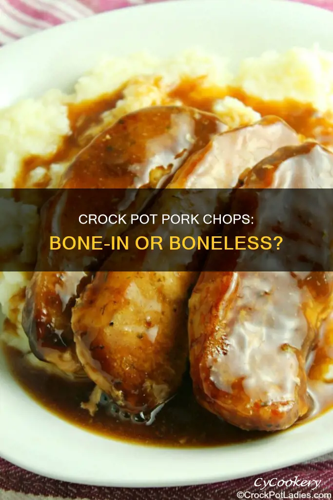 can bone in pork chops be cooked in crock pot