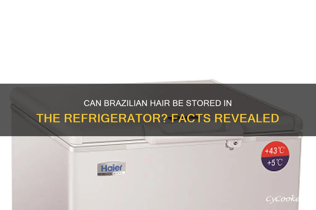 can brazilian hair stored in the refrigerator