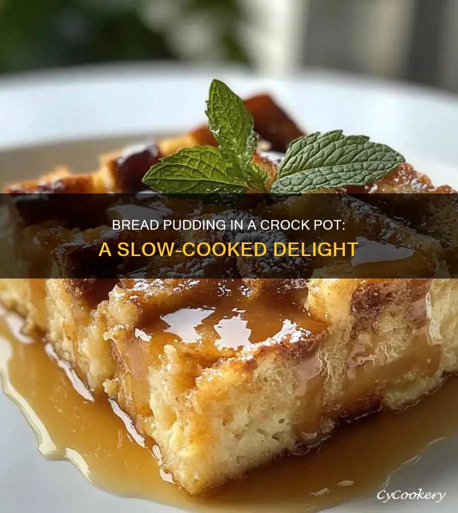 can bread pudding be cooked in a crock pot