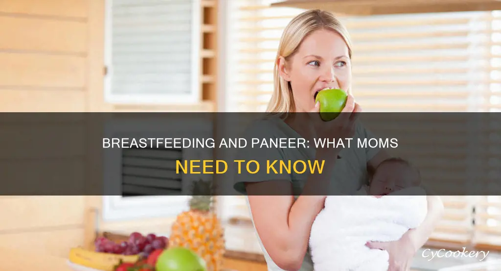 can breastfeeding moms eat paneer