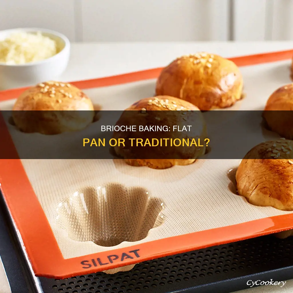 can brioche be made in a flat pan