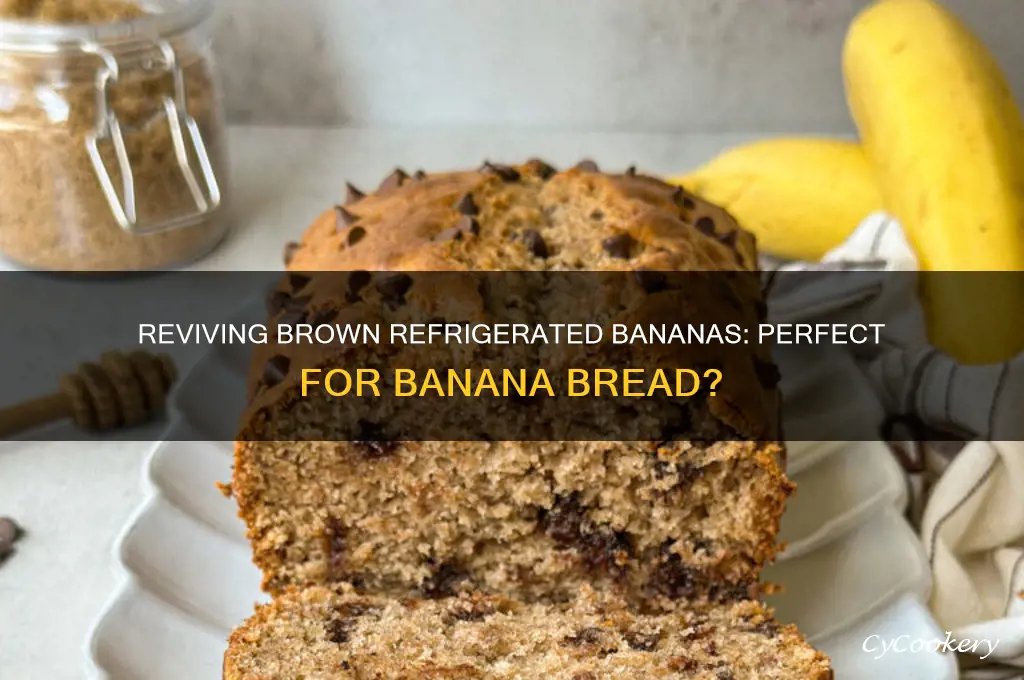 can brown refrigerated bananas be used for banana bread