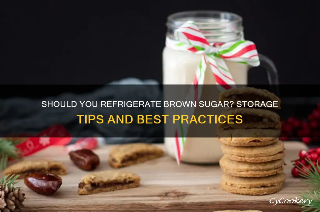can brown sugar be refrigerated