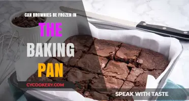 Freezing Brownies: Baking Pan Storage?