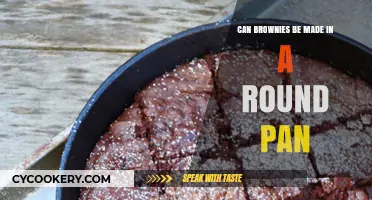 Baking Brownies: Square Pan vs Round Pan
