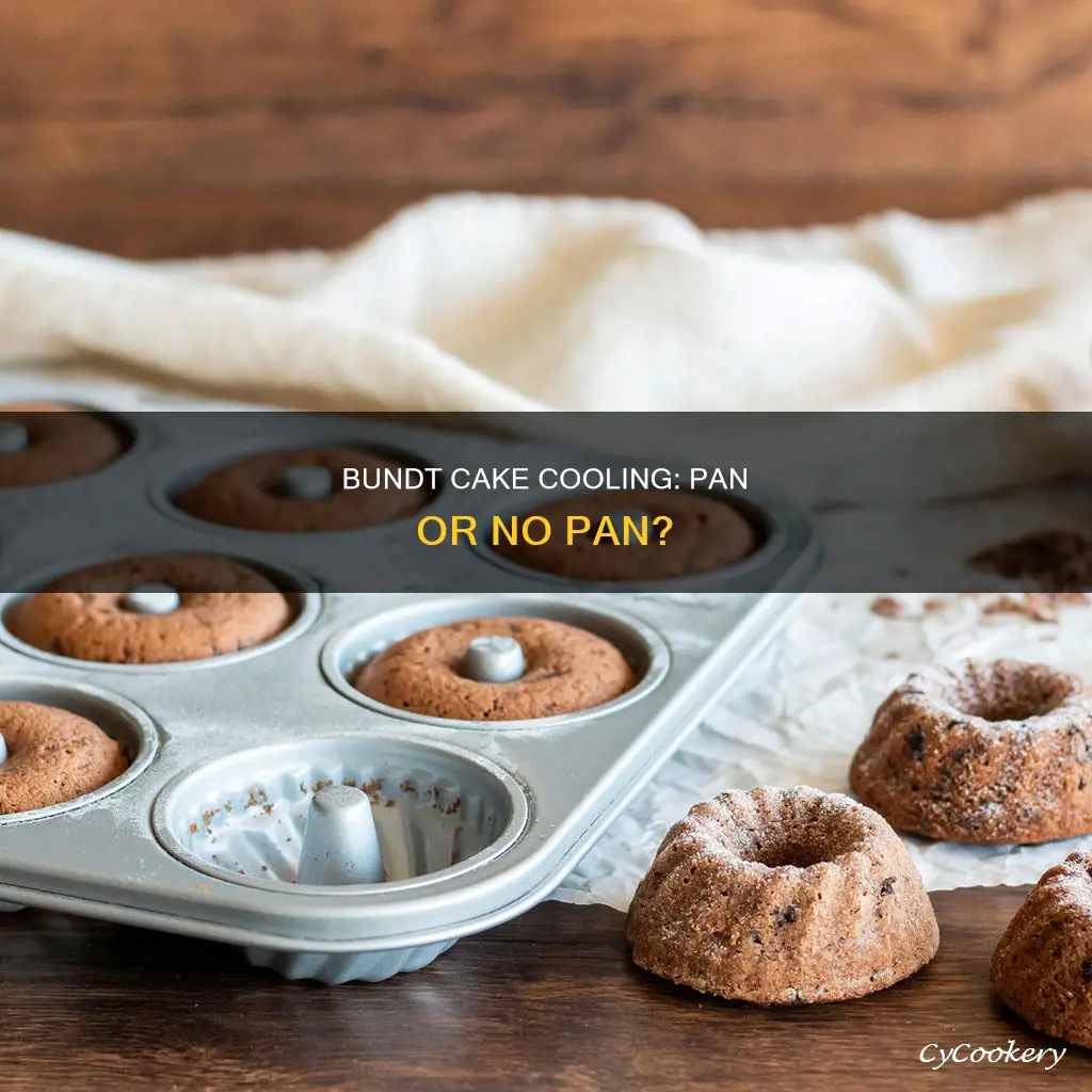 can bundt cake cool in pan