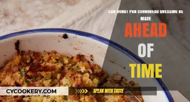 Make-Ahead Cornbread Dressing: Bundt Pan Bliss