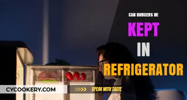 Can Burgers Be Kept in the Refrigerator? A Storage Guide