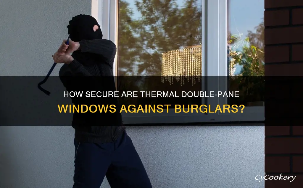can burglars break thermal double pane windows