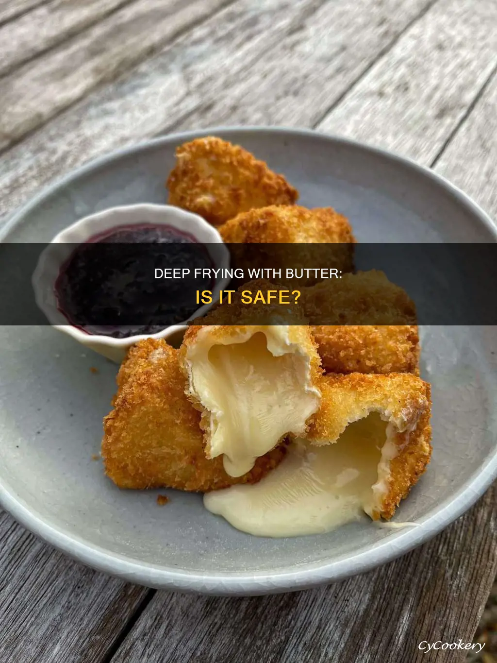 can butter go in a deep fryer