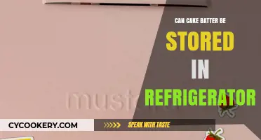 Storing Cake Batter in the Fridge: Tips and Best Practices