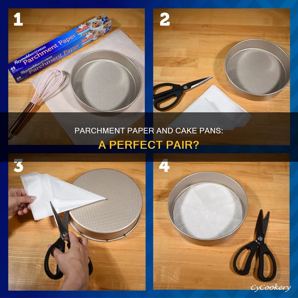 can cake pans be lined with parchment paper