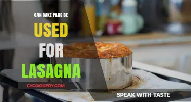 Cake Pans for Lasagna: A Smart Kitchen Hack?