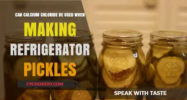 Using Calcium Chloride for Crispy Refrigerator Pickles: A Guide