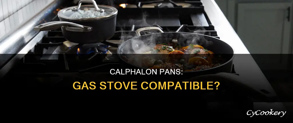 can calphalon pans be used on gas stove