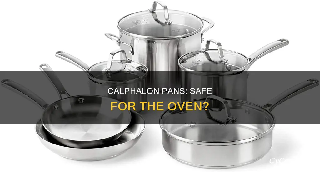 can calphalon pans go in the oveb