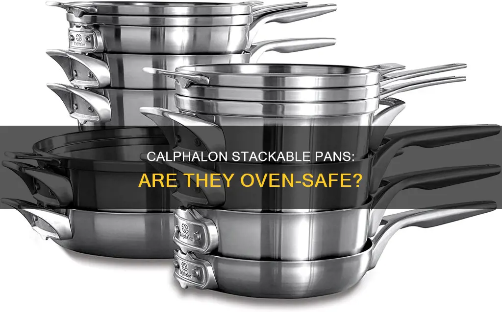 can calphalon stackable pans go in the oven