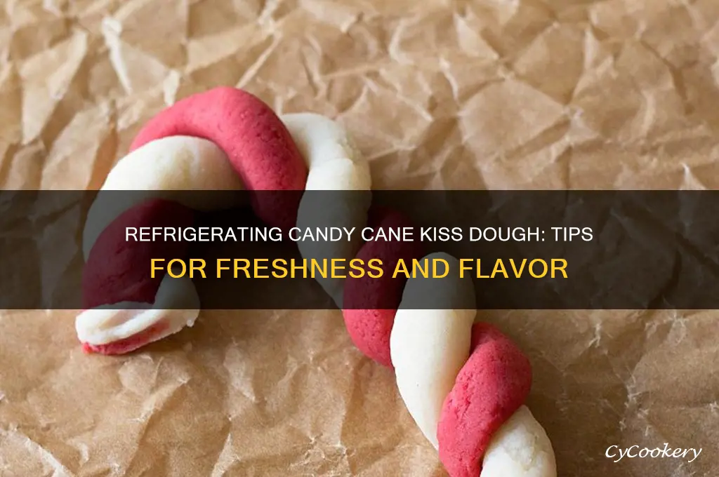 can candy cane kiss dough be refrigerated