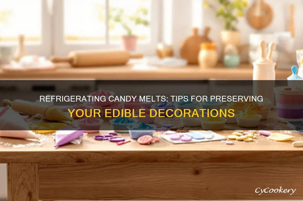 can candy melt decorations be refrigerated