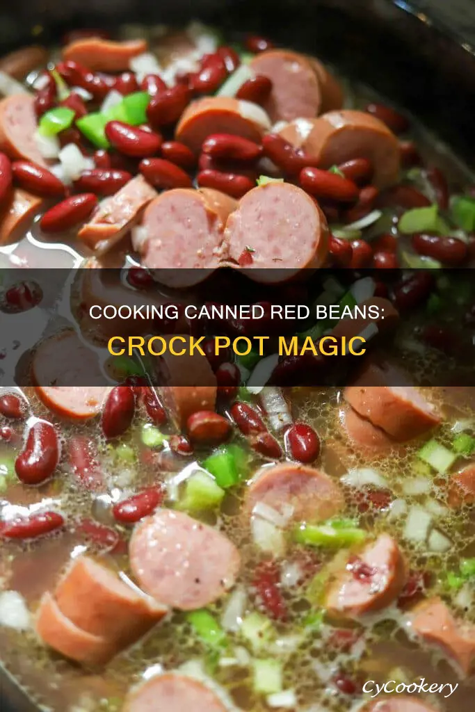 can canned red beans be cooked in crock pot